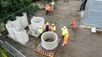 UNITED UTILITIES  PRINTED CONCRETE CSO CHAMBERS 3D