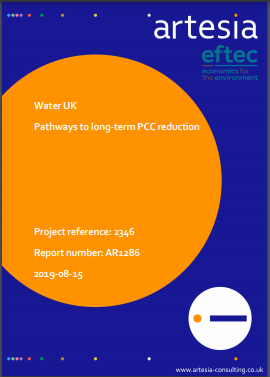 WATER UK - PCC REDUCTION RESEARCH STUDY