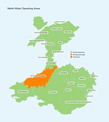 WELSH WATER DROUGHT CONDITIONS June 25