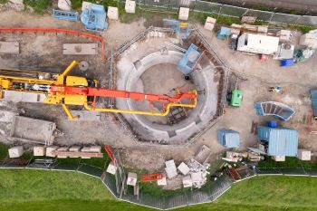 WESSEX WATER STORMWATER STORAGE TANK  BATH 