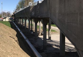YORKSHIRE WATER - new pipework at Bentley Wwtw